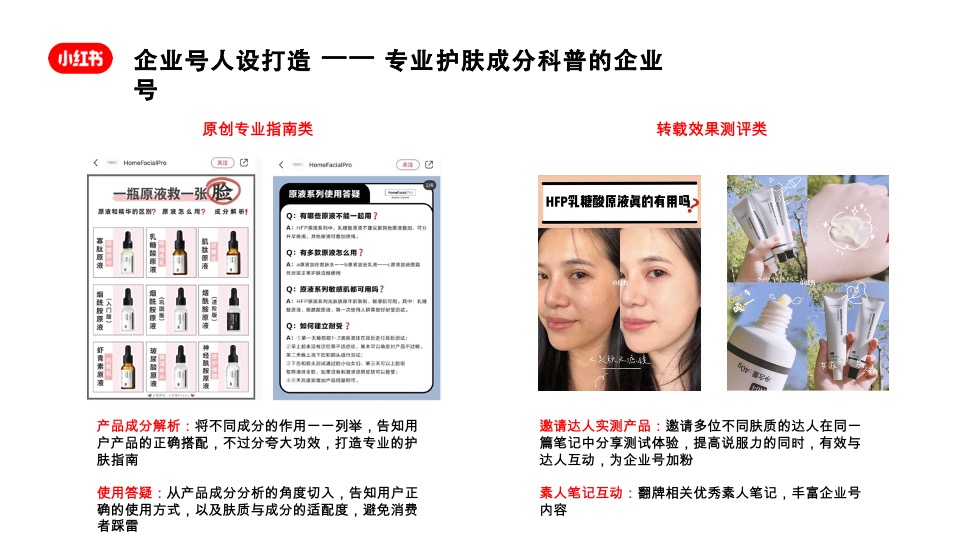 小红书护肤类优秀案例参考