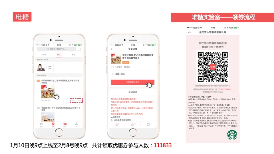 堆糖X星巴克心想事成蛋糕组合结案报告