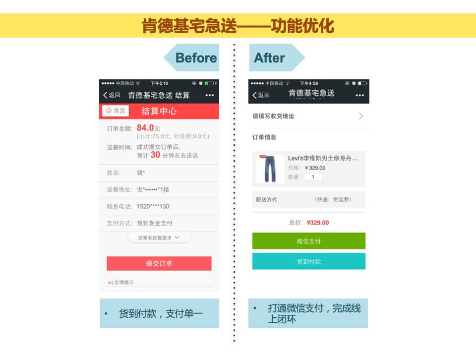 肯德基网上订餐公众账号 定位和包装方案