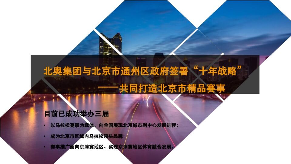 城市马拉松赛事商务合作方案