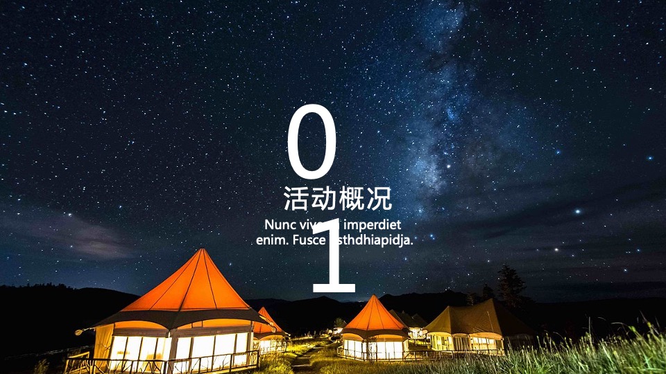 地产项目星空露营季（仲夏夜的星空晚会主题）活动策划方案