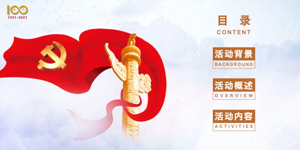 政府纪念建党成立100周年巡礼（百年恰是风华正茂主题）活动策划方案