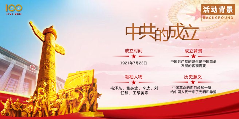 政府纪念建党成立100周年巡礼（百年恰是风华正茂主题）活动策划方案