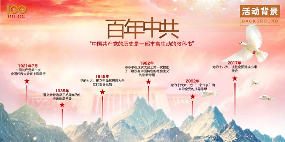 政府纪念建党成立100周年巡礼（百年恰是风华正茂主题）活动策划方案