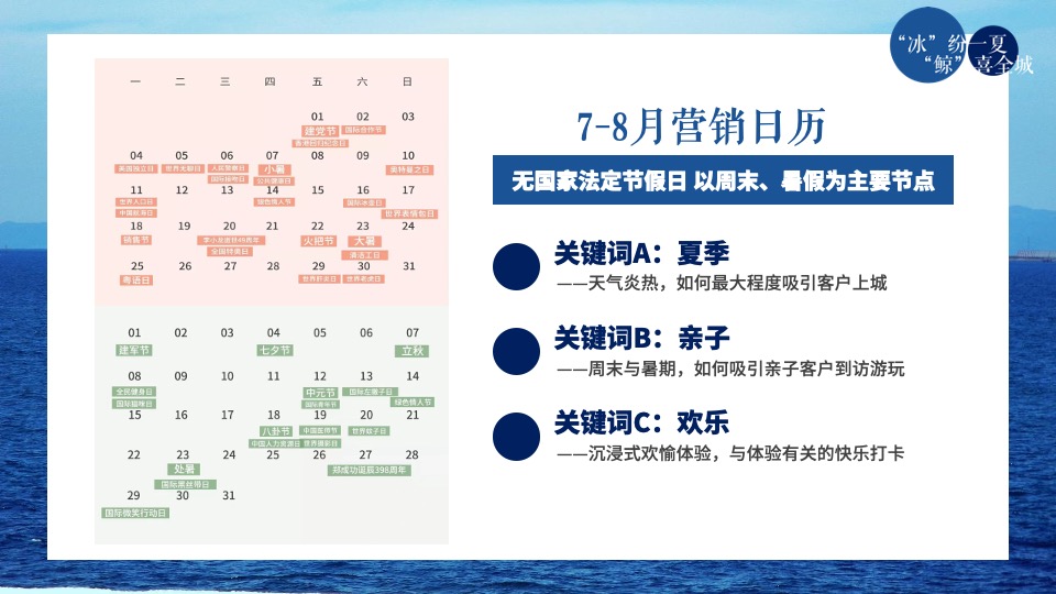 地产项目7-8月暑期暖场（“冰”纷一夏 “鲸”喜全城主题）活动策划方案