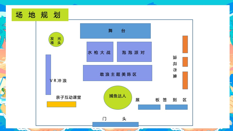 地产项目盛夏造浪节系列（YOUNG就一起浪主题）浪花市集、泡沫派对、捕鱼达人、水枪大战、电音狂欢活动策划方案