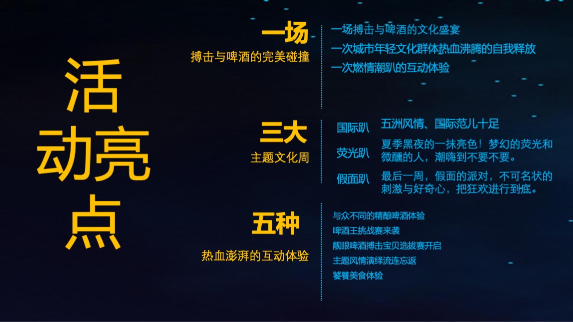 啤酒品牌搏击文化节（拳力出击·为梦想干杯主题）活动策划方案