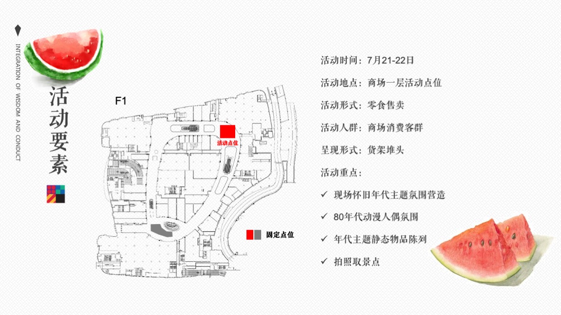 商业广场夏日暑期系列（缤纷夏日西瓜节主题）活动策划方案