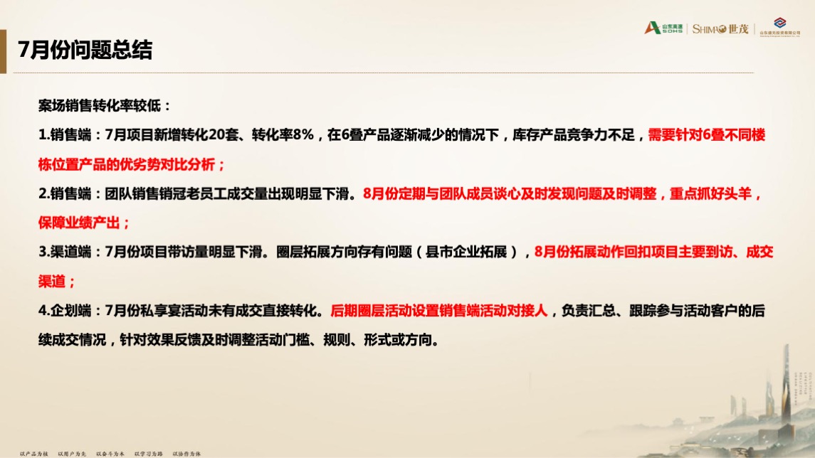 世茂泰岳国风项目8月份营销方案