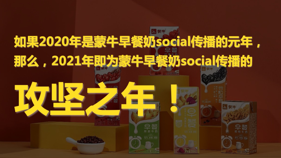 蒙牛早餐奶SOCIAL传播方案【快消零售】【品牌营销】
