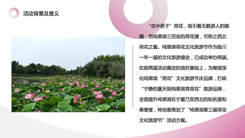 文旅景区第三届荷花文化旅游节（家“荷”万事兴主题）活动策划方案