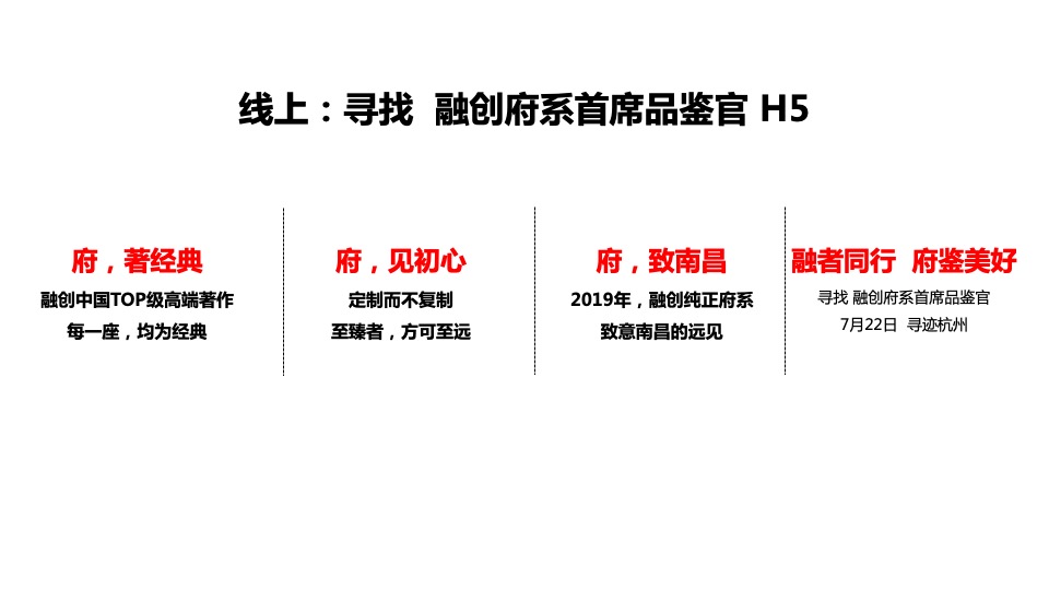 【推广】融创·赣江首府月度推广铺排