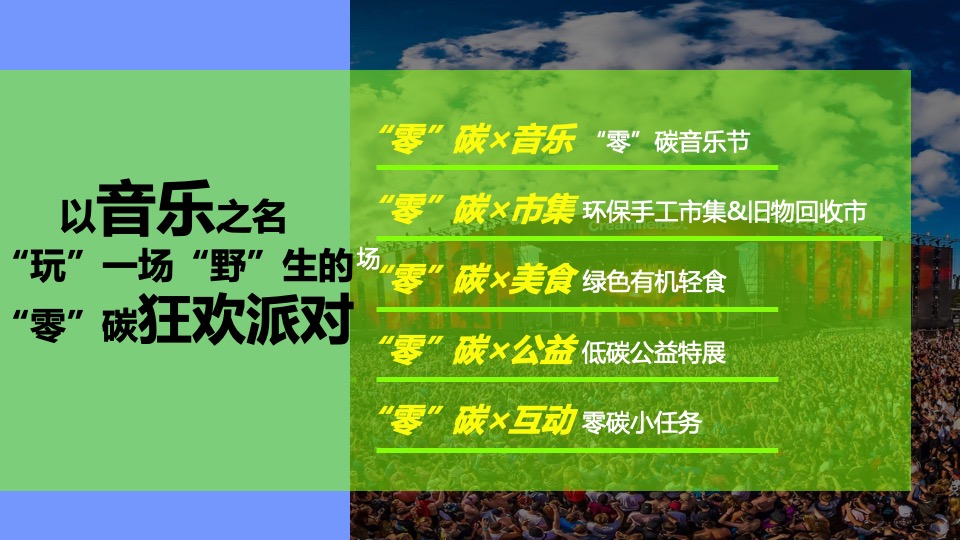 “零”碳音乐节（“碳”索心声 联动未来主题）活动策划方案