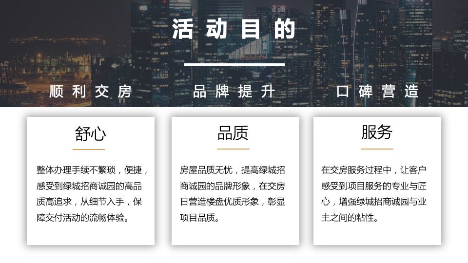 地产项目盛大交付（向未来打开诚园主题）活动策划方案