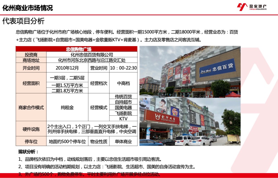 化州宏达广场项目定位规划