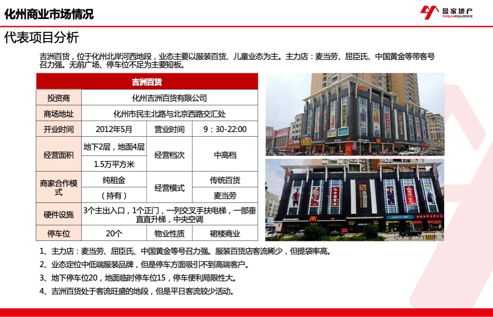 化州宏达广场项目定位规划