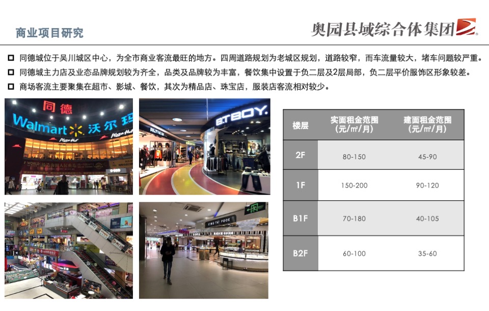 奥园吴川购物中心项目定位报告（集中商业租赁决策文件