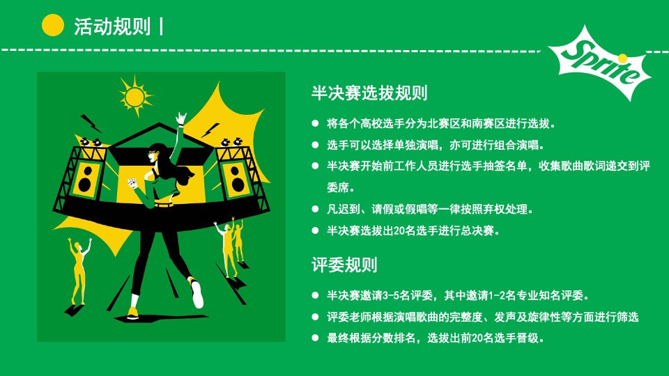 城市高校雪碧QQ音乐&校园音乐大赛活动策划方案