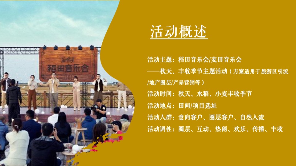 稻田音乐会活动策划方案