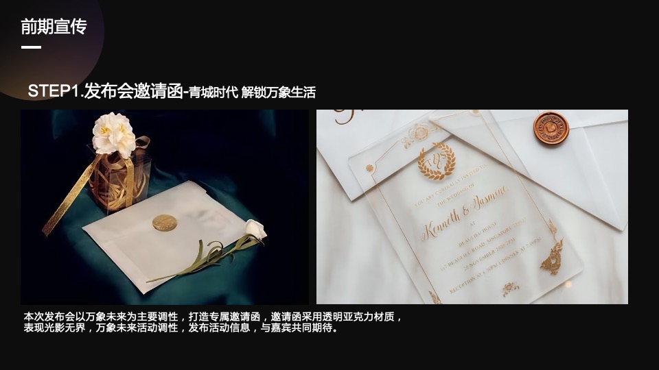 地产项目名称发布会（启青城时代 赴万象未来主题）活动策划方案