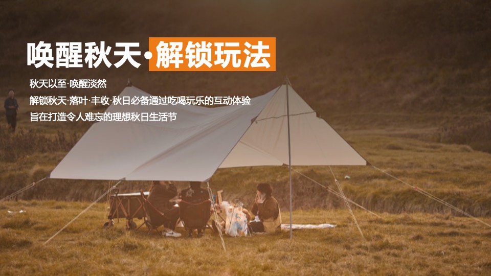 地产项目城市户外露营计划（稚时光 秋日游记主题）活动策划方案