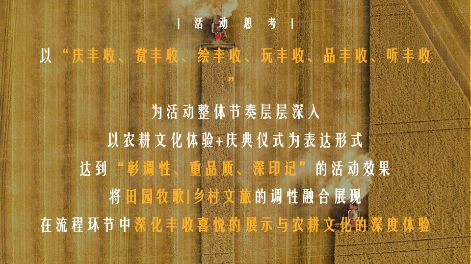 中国农民丰收节（庆丰收·迎盛会主题）活动策划方案