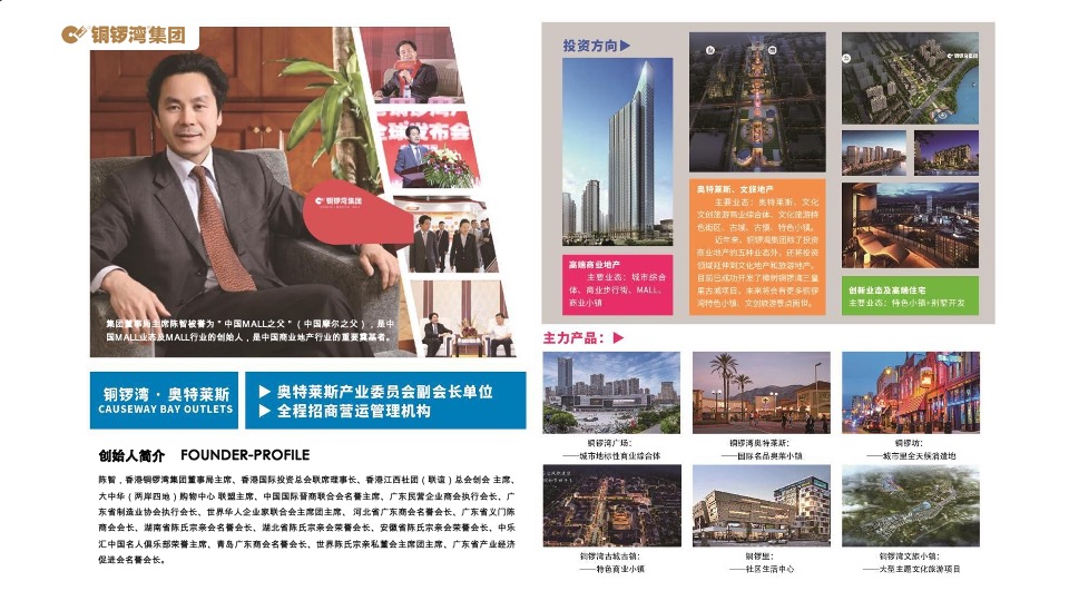铜锣湾名品奥莱小镇招商手册方案