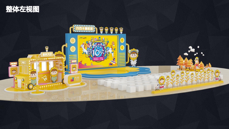 商业广场十周年庆（美好时光 随10欢乐主题）活动策划方案