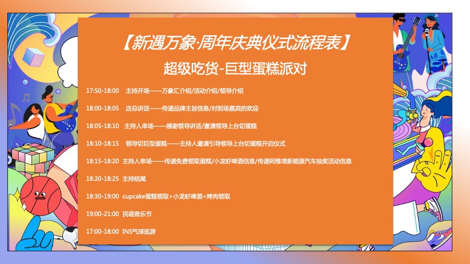 商业广场一周年庆系列（新遇万象主题）活动策划方案