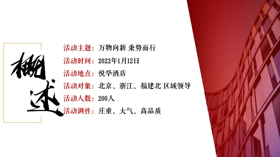 地产项目东南区域年终会议创意方案