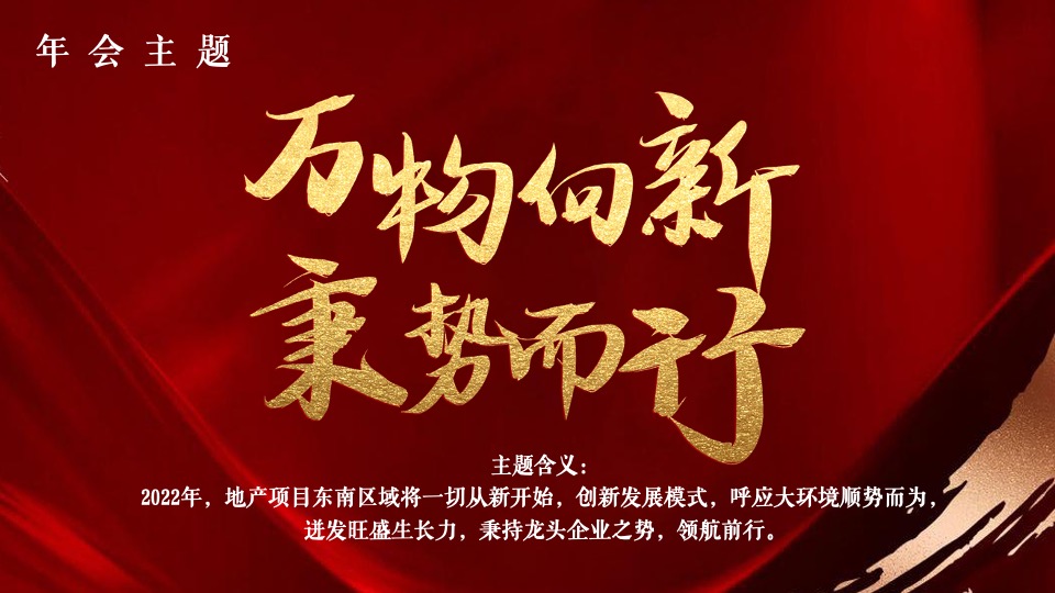 地产项目东南区域年终会议创意方案