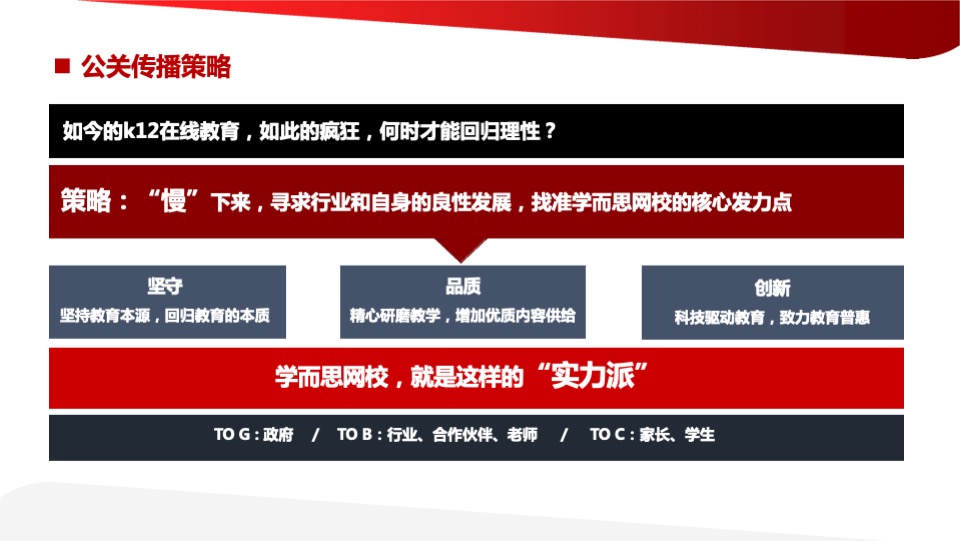 学而思网校年度公关策略全案