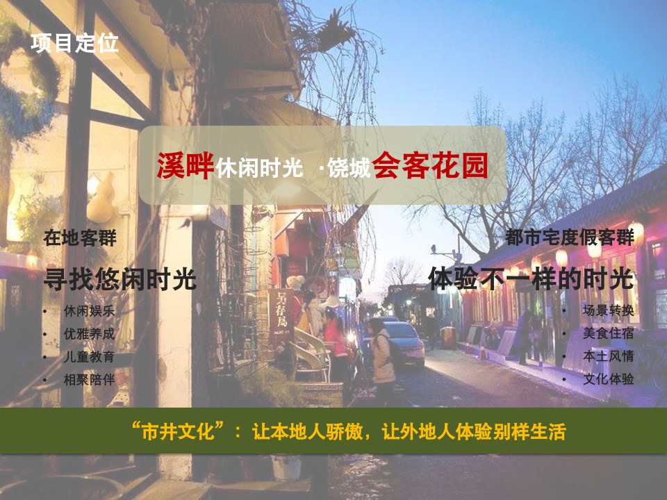 盈石十里槠溪文旅项目定位报告