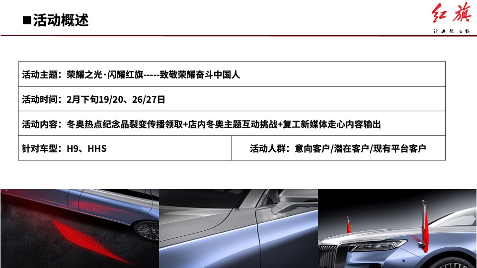红旗汽车店头冬奥体验系列活动