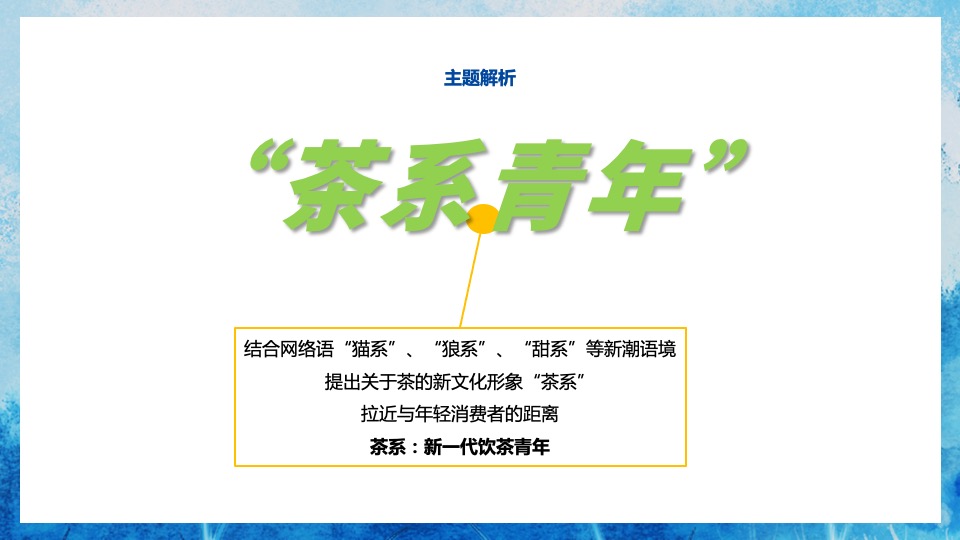 茶叶品牌“茶系青年主题”地铁媒体创意方案