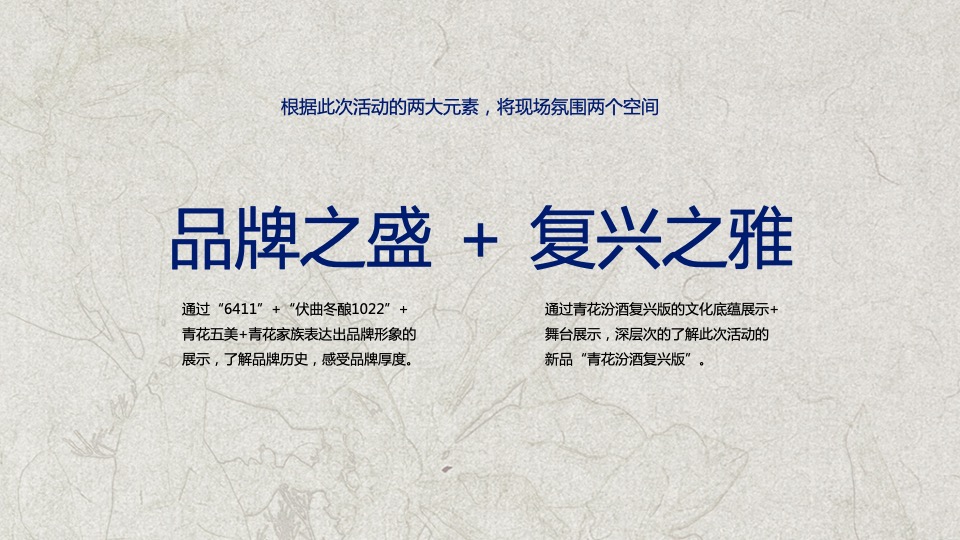 白酒品牌文化复兴盛宴活动策划方案