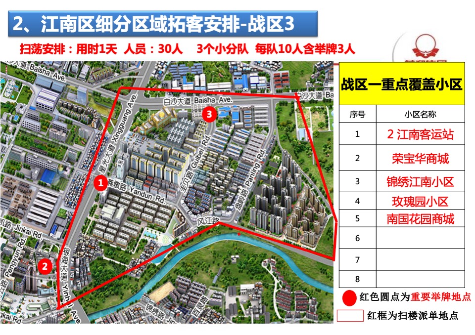 荣和半山华府12月拓客计划