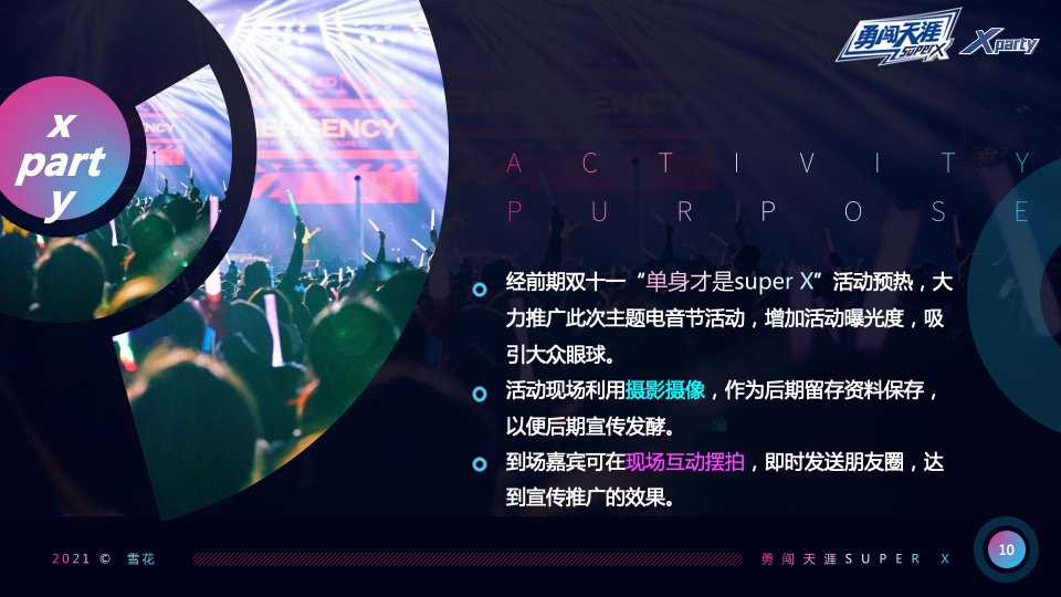 啤酒品牌潮玩电音节（X青年·乐潮全开主题）活动策划方案