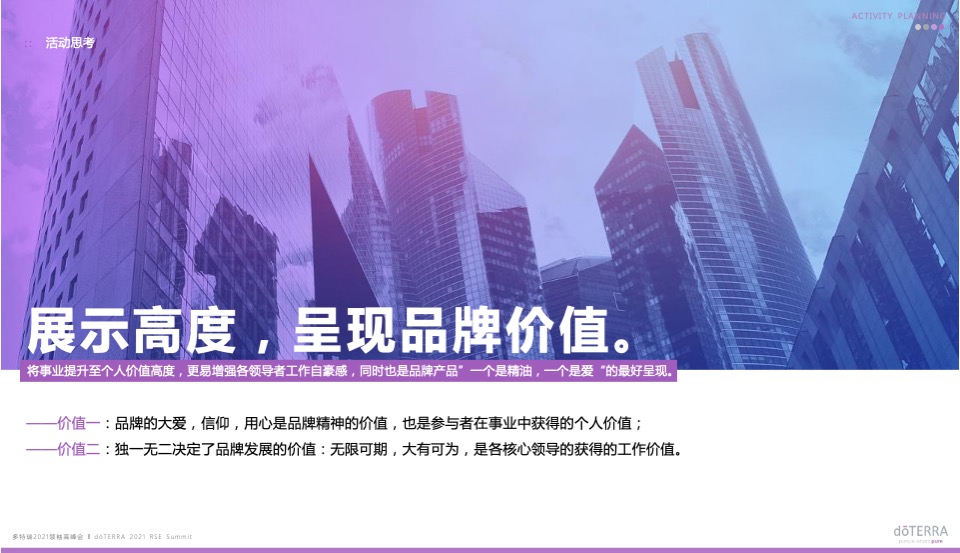 多特瑞领袖高峰会活动策划方案