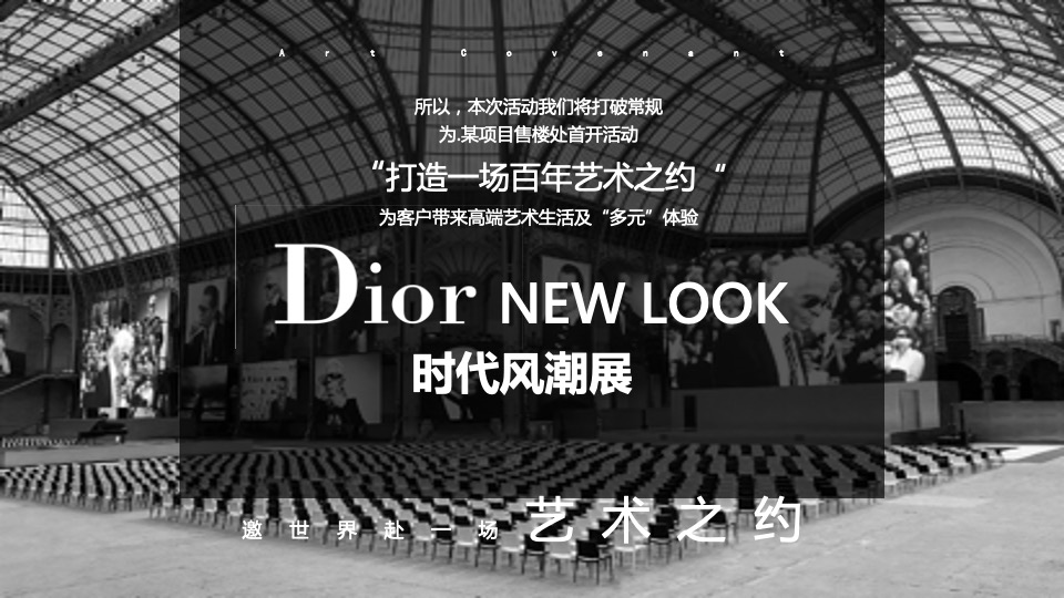 地产项目DIOR 时代风潮大赏暨营销中心开放活动策划方案