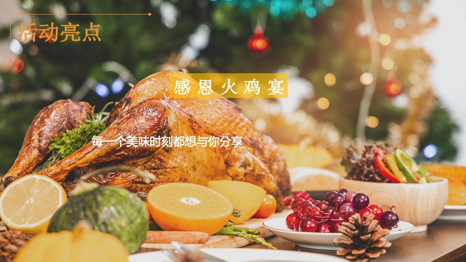 地产项目感恩节定制暖冬火鸡品鉴盛宴主题活动策划方案