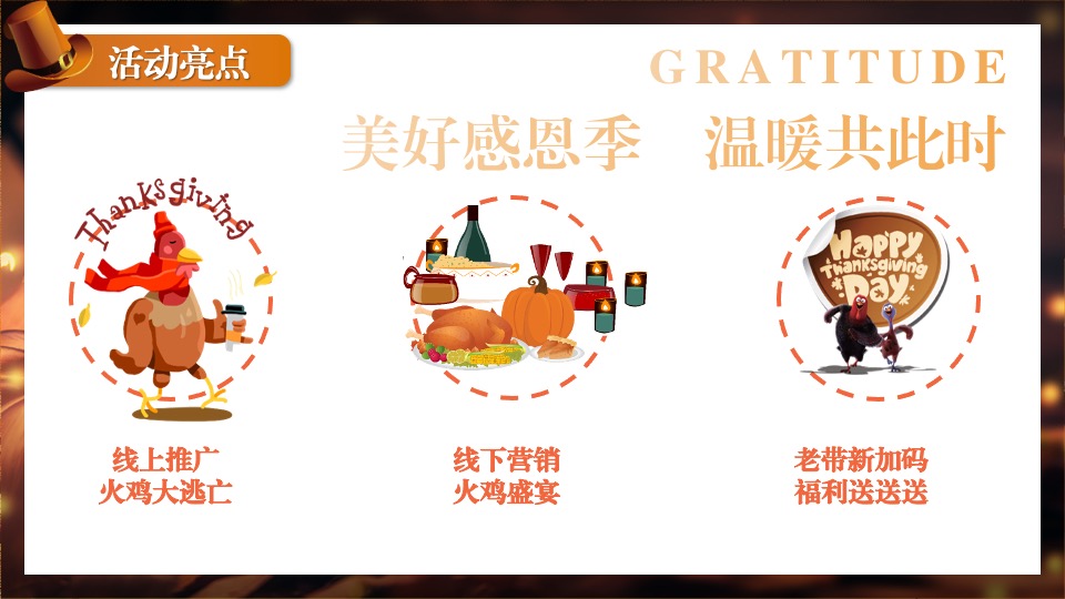 地产项目感恩节火鸡宴圈层暖场（礼遇感恩 温情相伴主题）活动策划方案