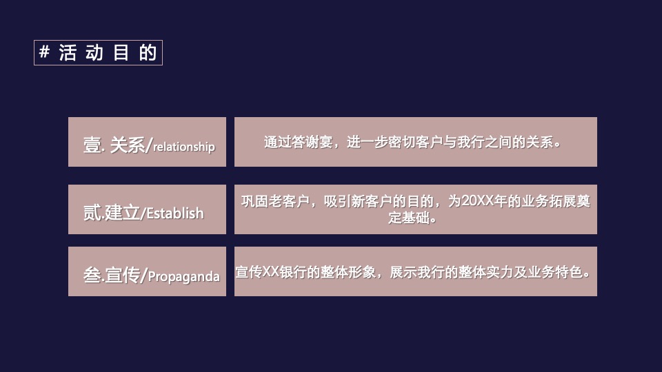 银行高端客户答谢会（兴承世家·携手共赢主题）活动策划方案