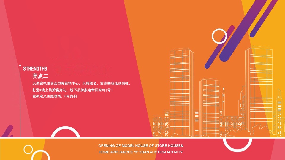 地产项目样板房开放&家电“0”元竞拍活动策划案