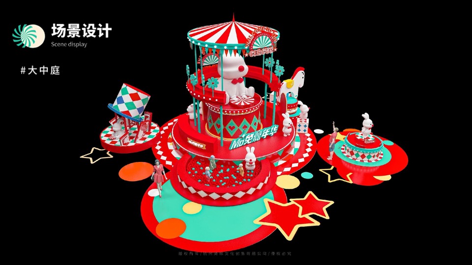 MO兔嘉年华圣诞新年美陈设计方案