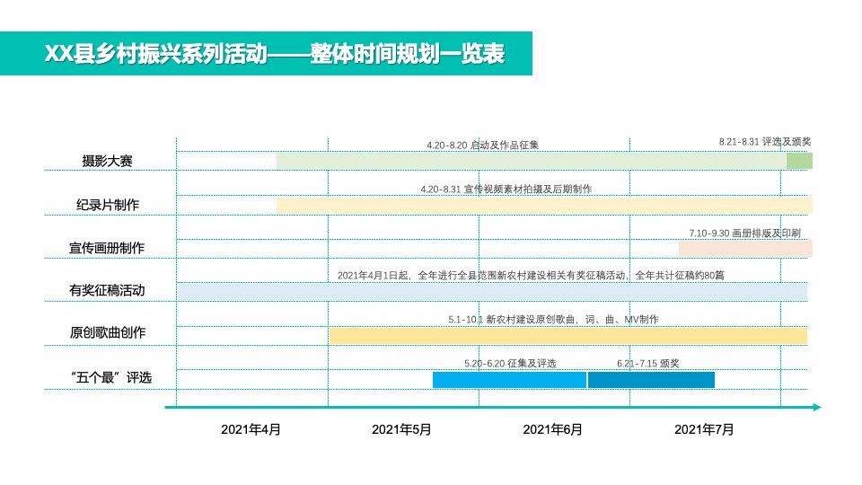 乡村振兴系列活动初案