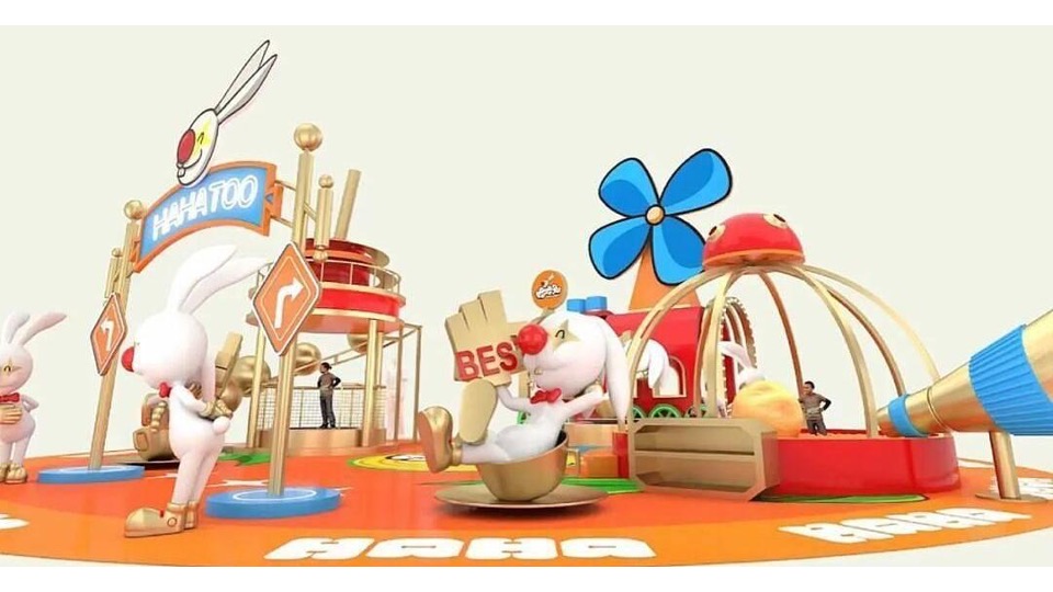 商场地产园区景区兔年新春美陈DP点创意图集方案