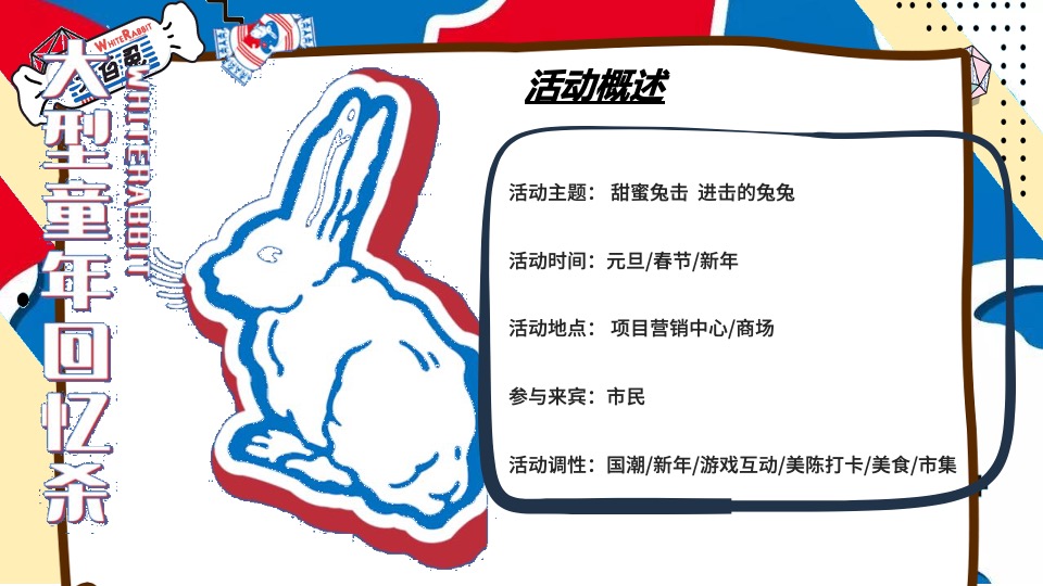 商业地产兔年主题嘉年华（ 甜蜜兔击 进击的兔兔主题）活动策划方案
