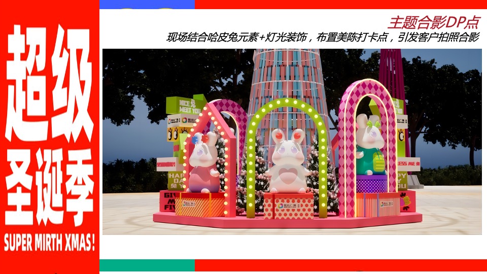 商业地产十二月超级圣诞季系列（哈皮兔YOU主题）活动策划方案