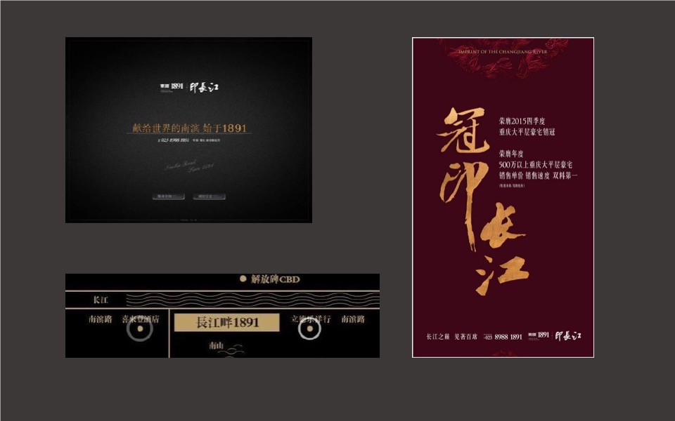 重庆项目传播策略及推广视觉表现方案#绿城##保利#